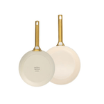 GreenPan Padova Non-Stick Frying Pan Set 26cm + 30cm Cream