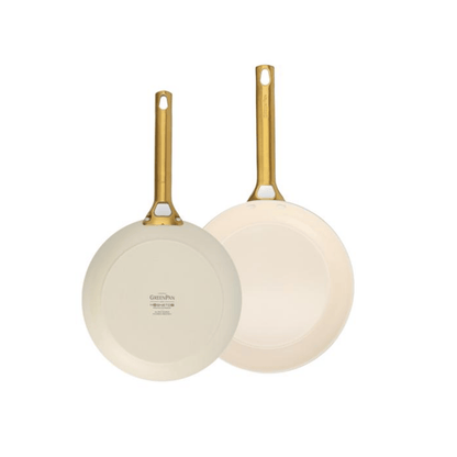 GreenPan Padova Non-Stick Frying Pan Set 26cm + 30cm Cream