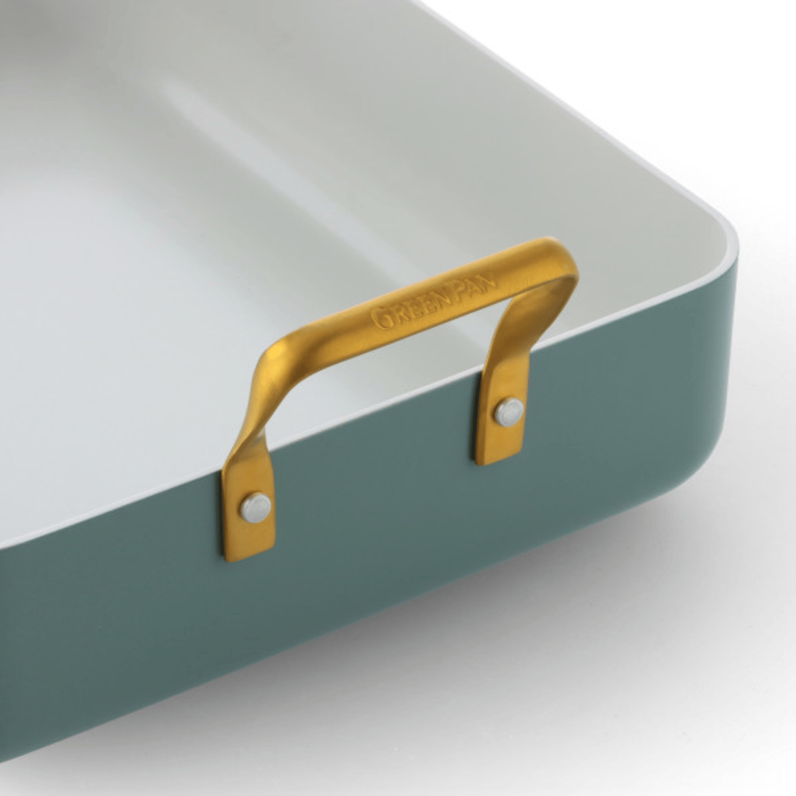GreenPan Padova Non-Stick Roasting Pan 35cm x 25cm Smokey Sky Blue