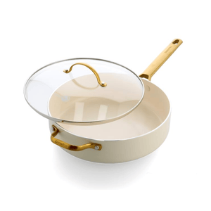 GreenPan Padova Non-Stick Saute Pan 28cm Cream