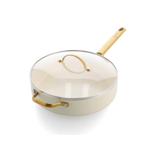 GreenPan Padova Non-Stick Saute Pan 28cm Cream
