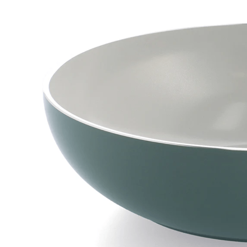 GreenPan Padova Non-Stick Wok 28cm Smokey Sky Blue