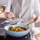 GreenPan Padova Wok 28cm Smokey Sky Blue