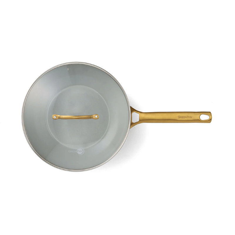 GreenPan Padova Wok 28cm Smokey Sky Blue
