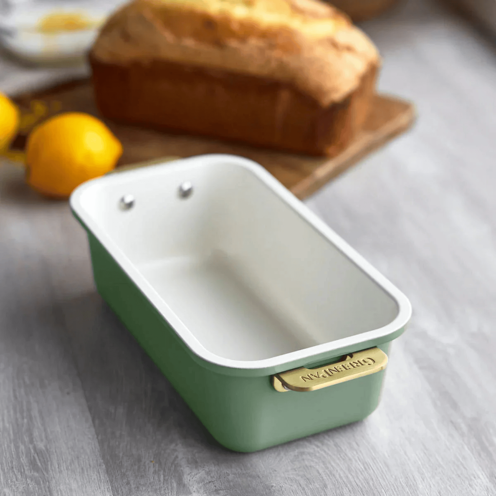 GreenPan Reserve Non-Stick Loaf Pan 23cm x 12.5cm Sage Green