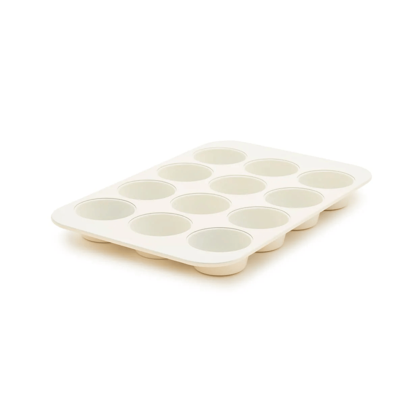 GreenPan Reserve Non-Stick Muffin Pan 12 Cup Cream White