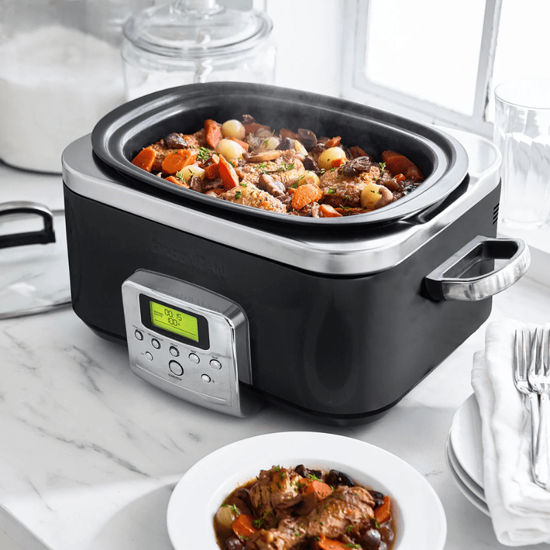 GreenPan Slow Cooker 6L Black