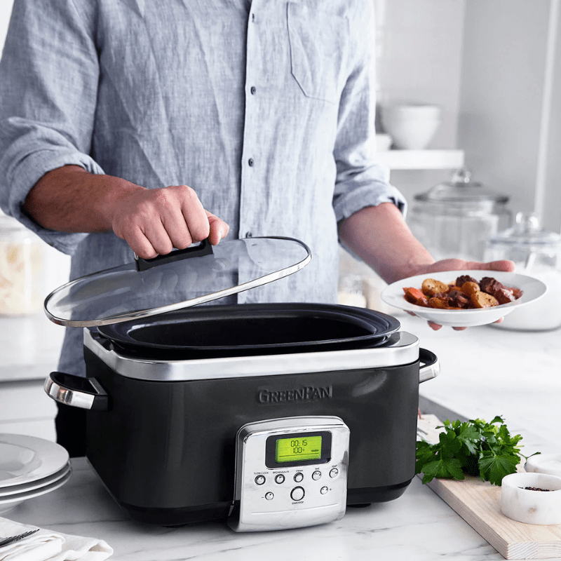 GreenPan Slow Cooker 6L Black