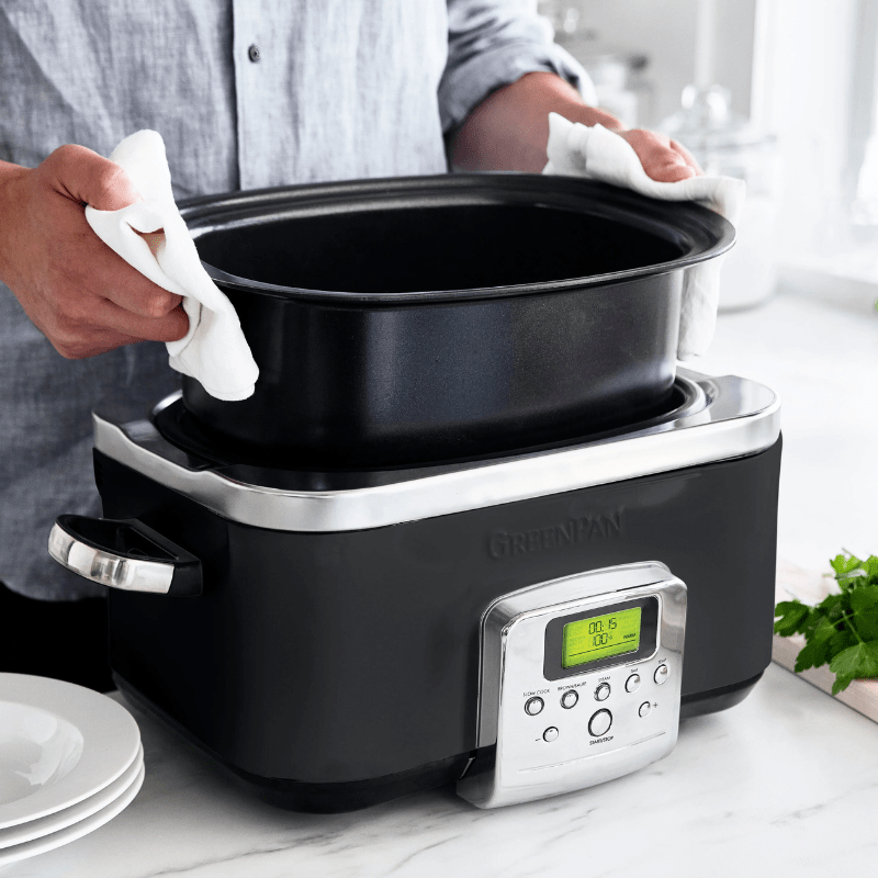 GreenPan Slow Cooker 6L Black