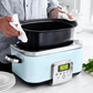 GreenPan Slow Cooker 6L Blue Haze