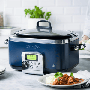GreenPan Slow Cooker 6L Oxford Blue