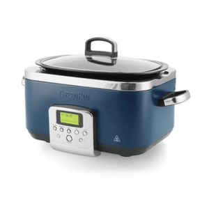 GreenPan Slow Cooker 6L Oxford Blue