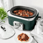 GreenPan Slow Cooker 6L Pine Green
