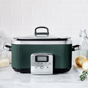 GreenPan Slow Cooker 6L Pine Green