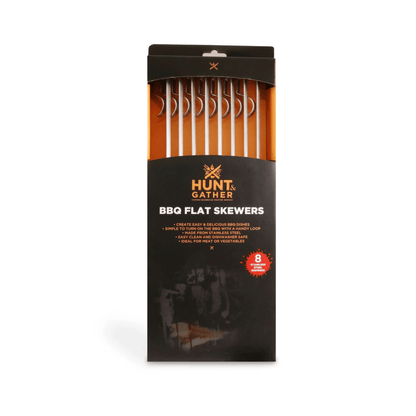 Hunt & Gather BBQ Flat Skewers 8-Pack