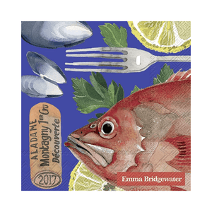 IHR Cocktail Emma Bridgewater Fish Supper Napkins Pack of 20