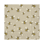 IHR Cocktail Lovely Bees Linen Napkins Pack of 20