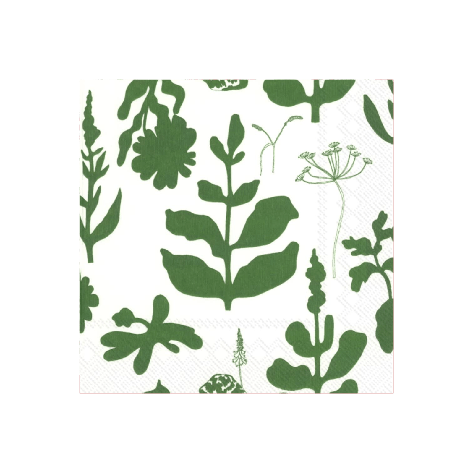 IHR Cocktail Marimekko Elokuun Vorjot Green Napkins Pack of 20