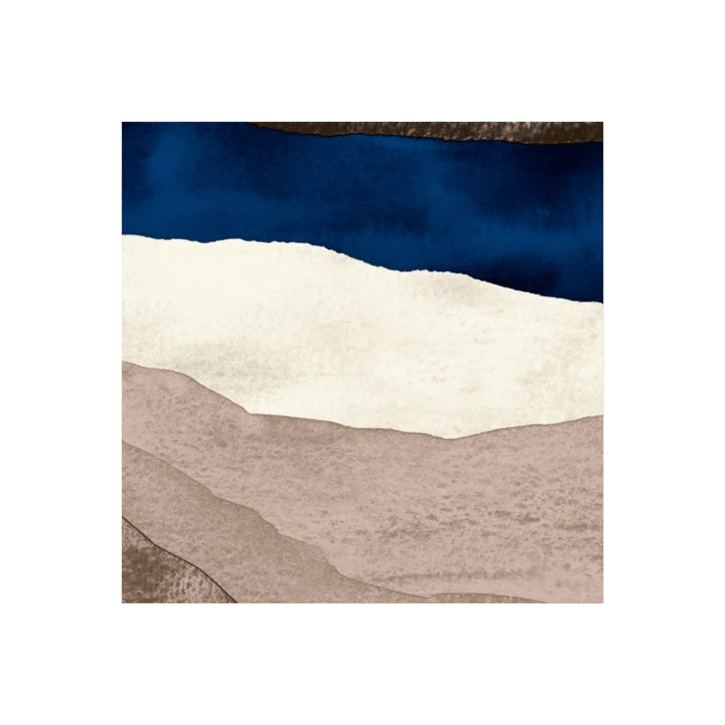 IHR Cocktail Marimekko Joiku Cream Blue Napkins Pack of 20