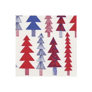 IHR Cocktail Marimekko Kuusikossa Red Napkins Pack of 20