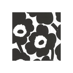 IHR Cocktail Marimekko Unikko Black White Napkins Pack of 20
