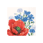 IHR Cocktail Poppy and Cornflowers Napkins Pack of 20