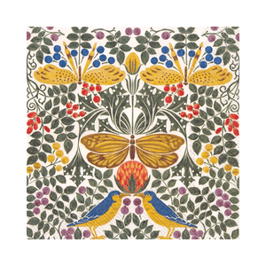 IHR Luncheon Birds and Butterflies V&A Napkins Pack of 20