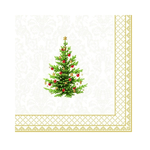 IHR Luncheon Classic Christmas Tree Napkins Pack of 20