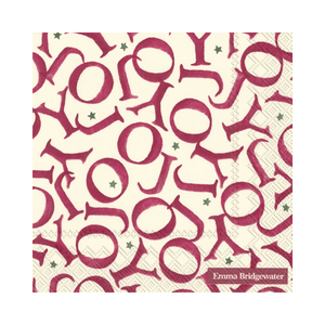 IHR Luncheon Emma Bridgewater Joy Allover Napkins Pack of 20