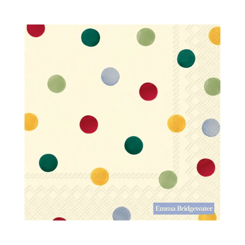 IHR Luncheon Emma Bridgewater Polka Dot Napkins Pack of 20