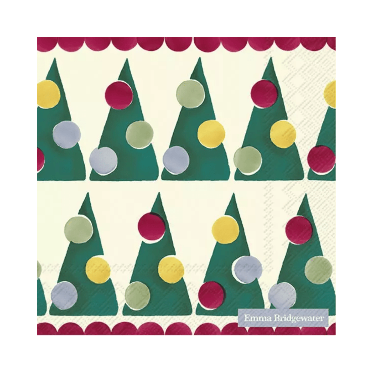 IHR Luncheon Emma Bridgewater Polka Trees Napkins Pack of 20