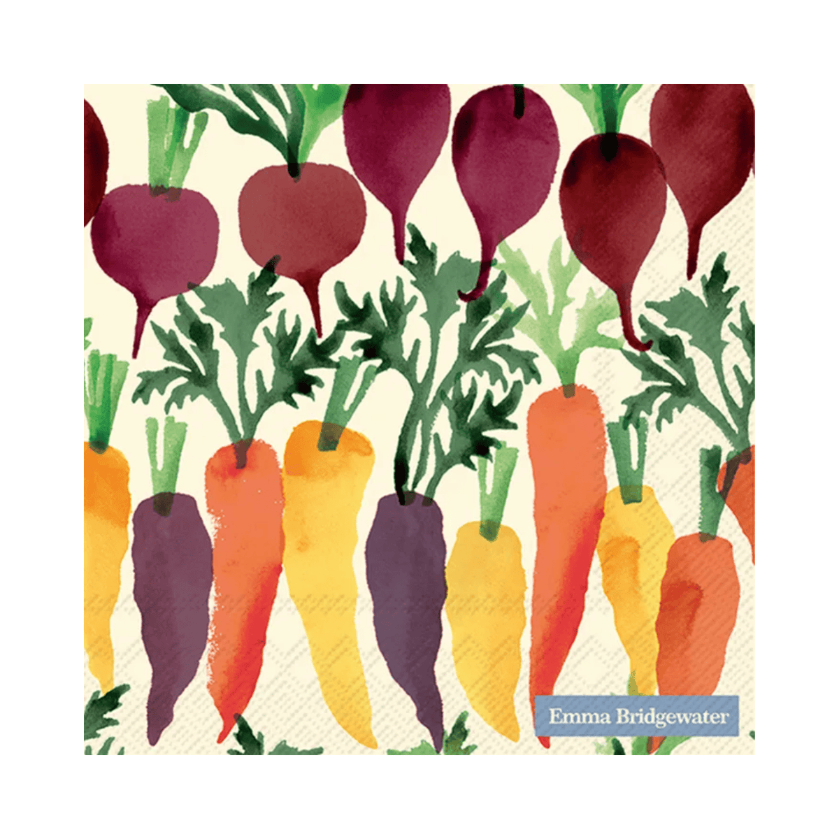 IHR Luncheon Emma Bridgewater Sponged Veg Cream Napkins Pack of 20