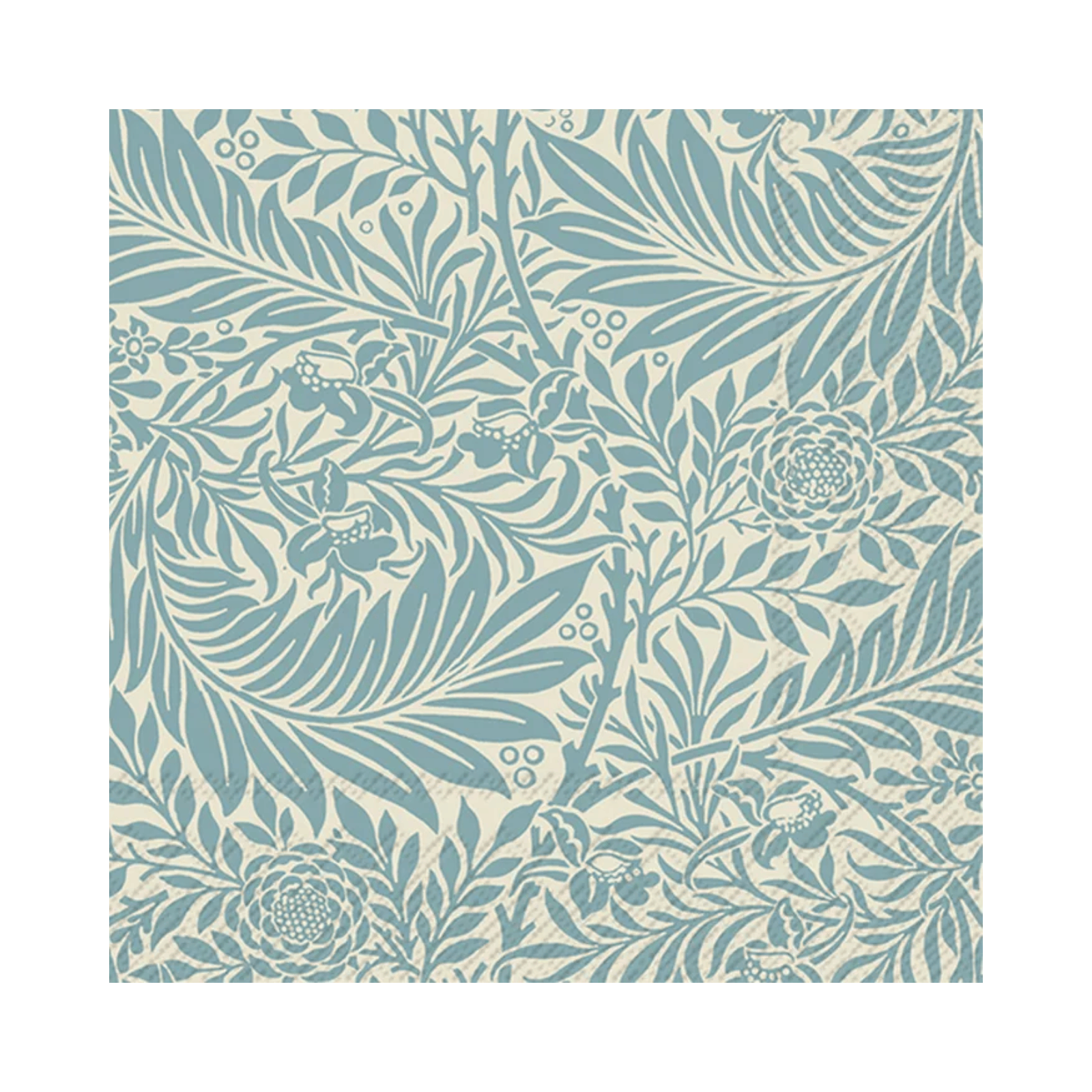 IHR Luncheon Larkspur Blue V&A Napkins Pack of 20