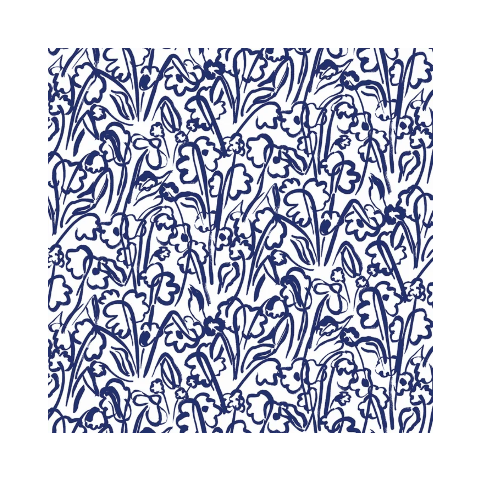 IHR Luncheon Marimekko Ensikukat Blue Napkins Pack of 20
