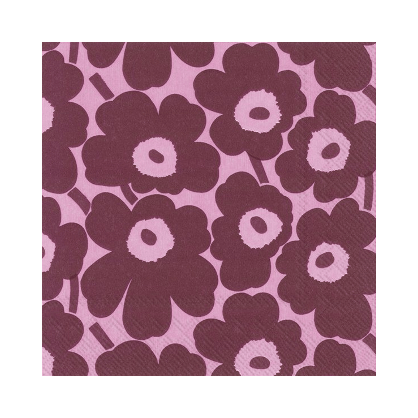 IHR Luncheon Marimekko Mini Unikko Pink Napkins Pack of 20