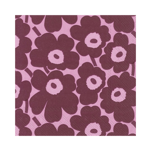 IHR Luncheon Marimekko Mini Unikko Pink Napkins Pack of 20