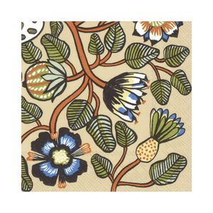 IHR Luncheon Marimekko Tiara Cream Napkins Pack of 20