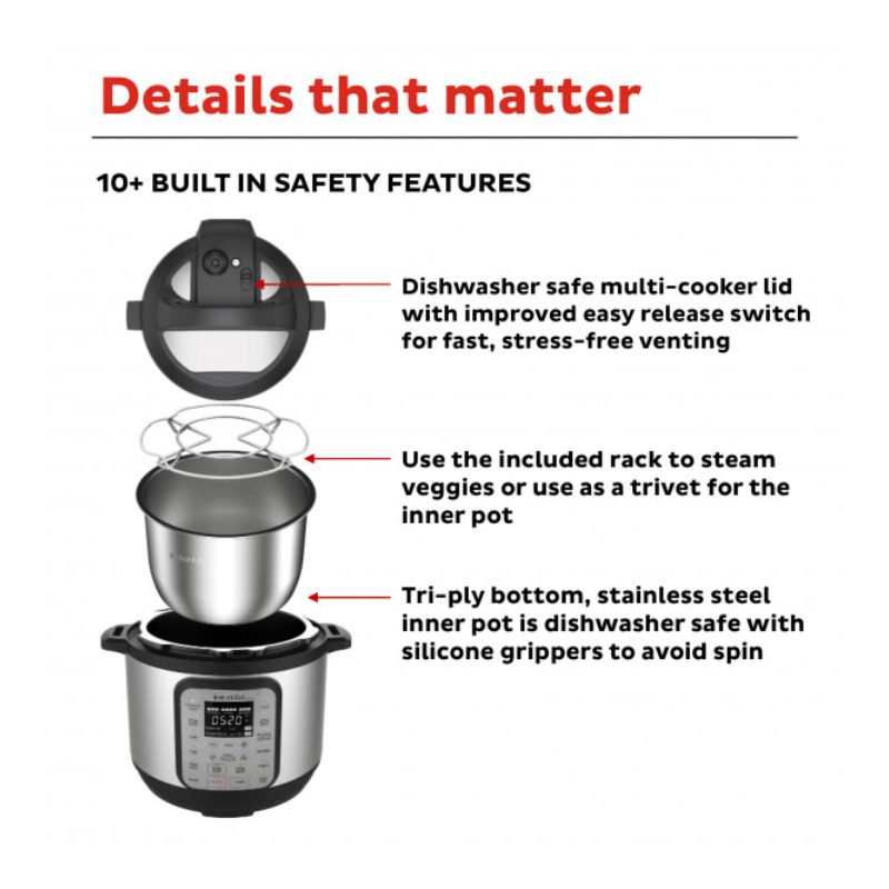 Instant Pot Duo Plus 9-in-1 Multi-Cooker 3L