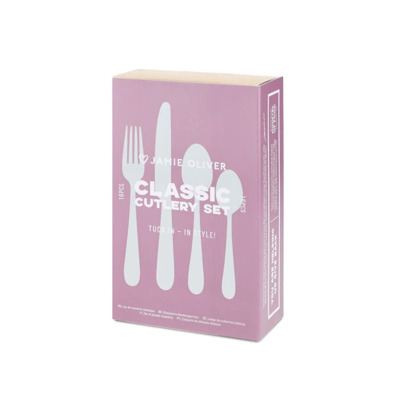 Jamie Oliver Big Love Antique Finish Classic Cutlery Set 16-Piece