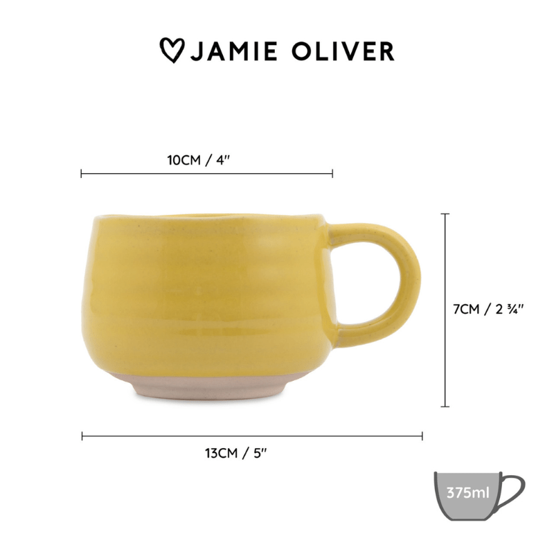 Jamie Oliver Big Love Cosy Cuppa 375ml Yellow