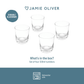 Jamie Oliver Big Love Top Tumblers 320ml Set of 4
