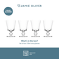 Jamie Oliver Big Love Winning Wine Glasses 270ml Set of 4
