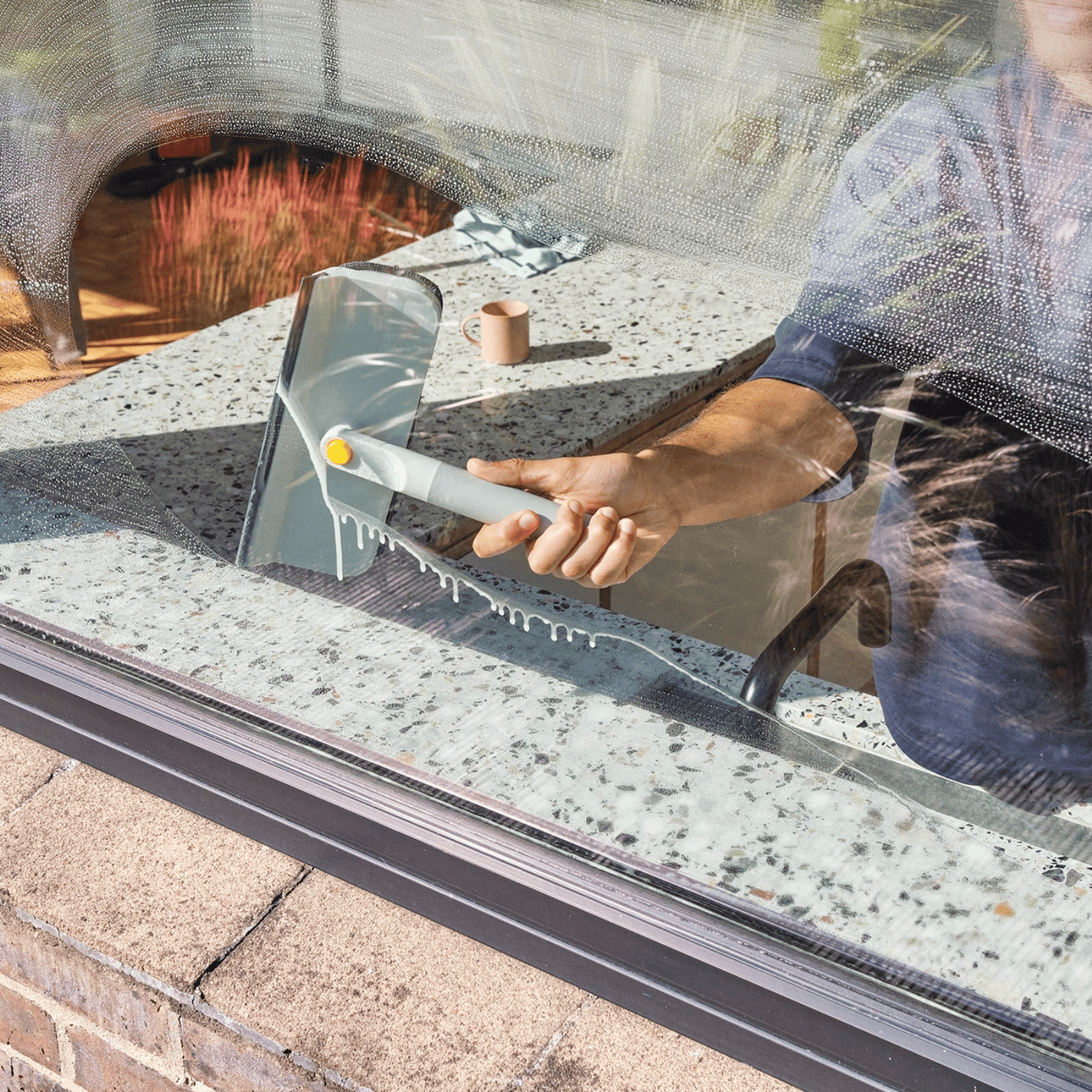 Joseph Joseph CleanTech 2-in-1 Glass Cleaning Squeegee