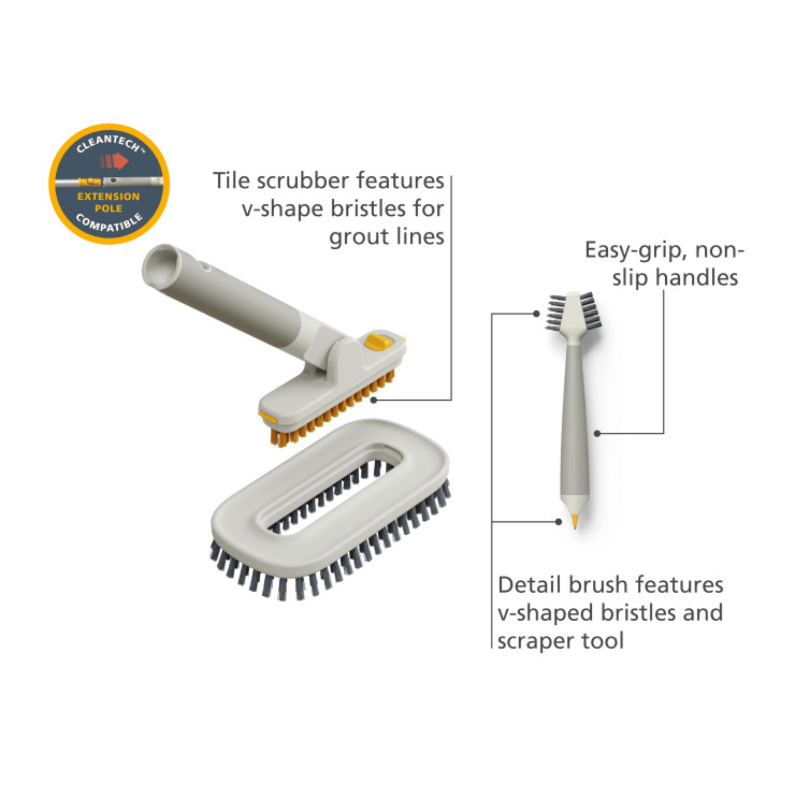 Joseph Joseph CleanTech Detail Cleaning Set