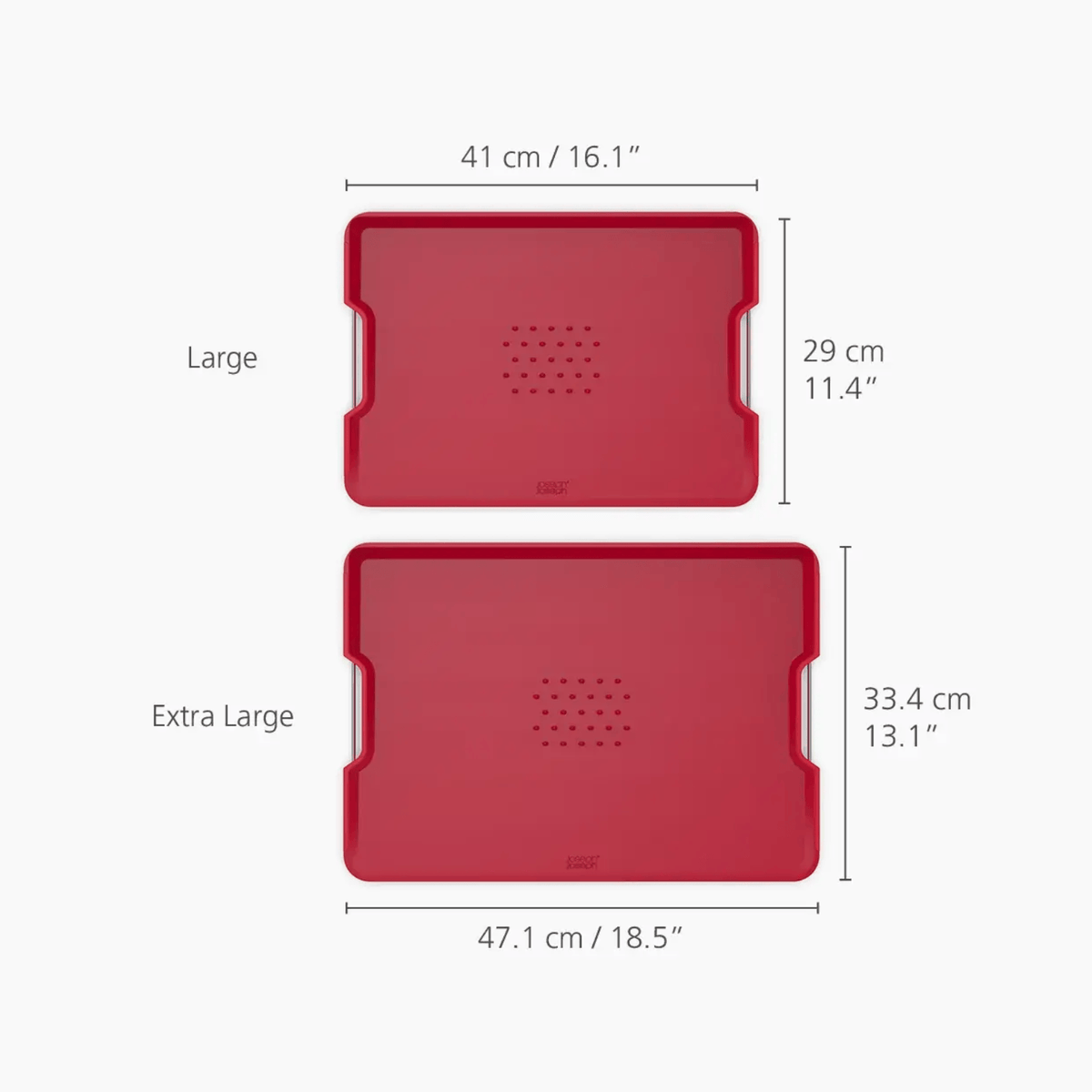 Joseph Joseph Cut&Carve Plus Chopping Board Large Red