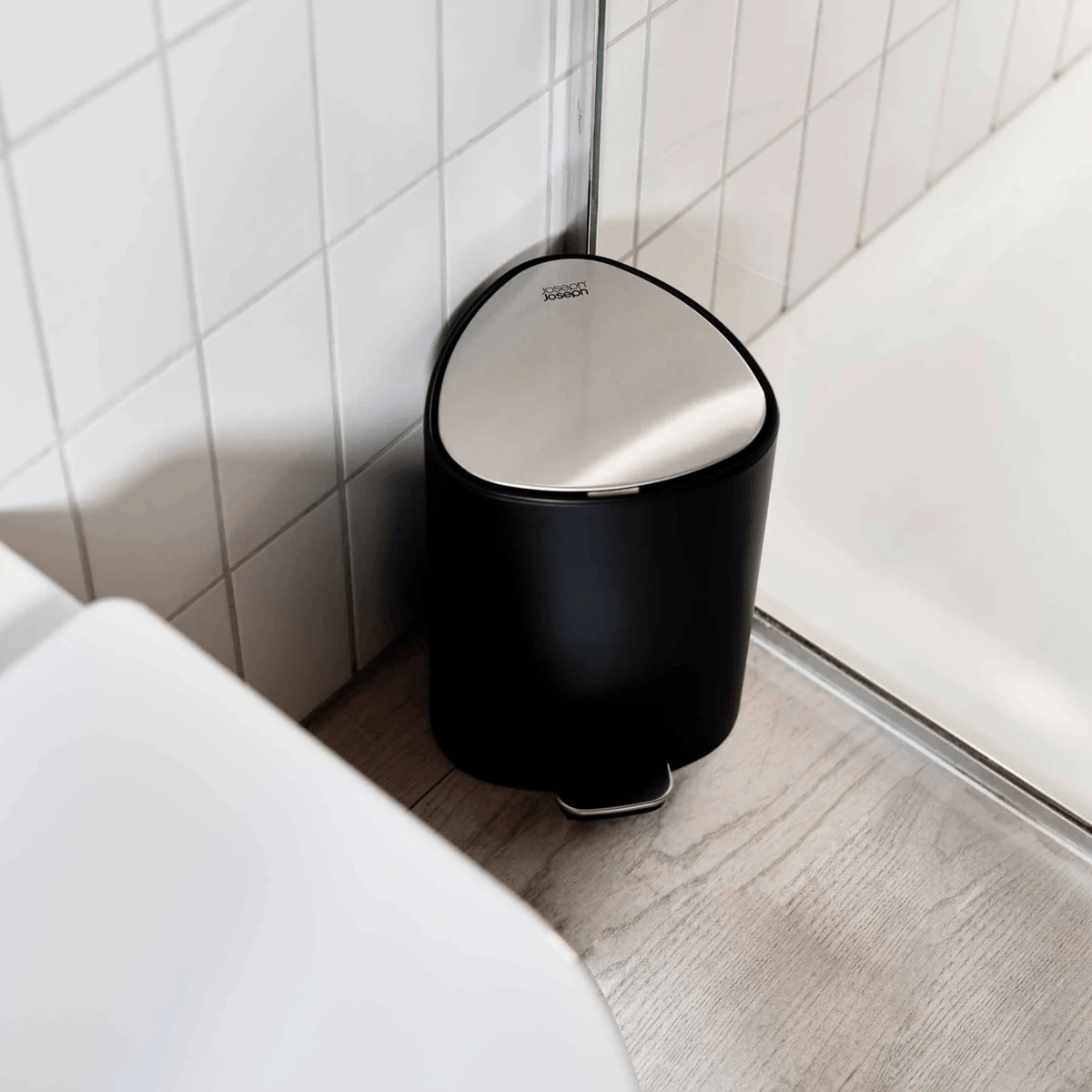 Joseph Joseph EasyStore 5L Bathroom Bin Matte Black