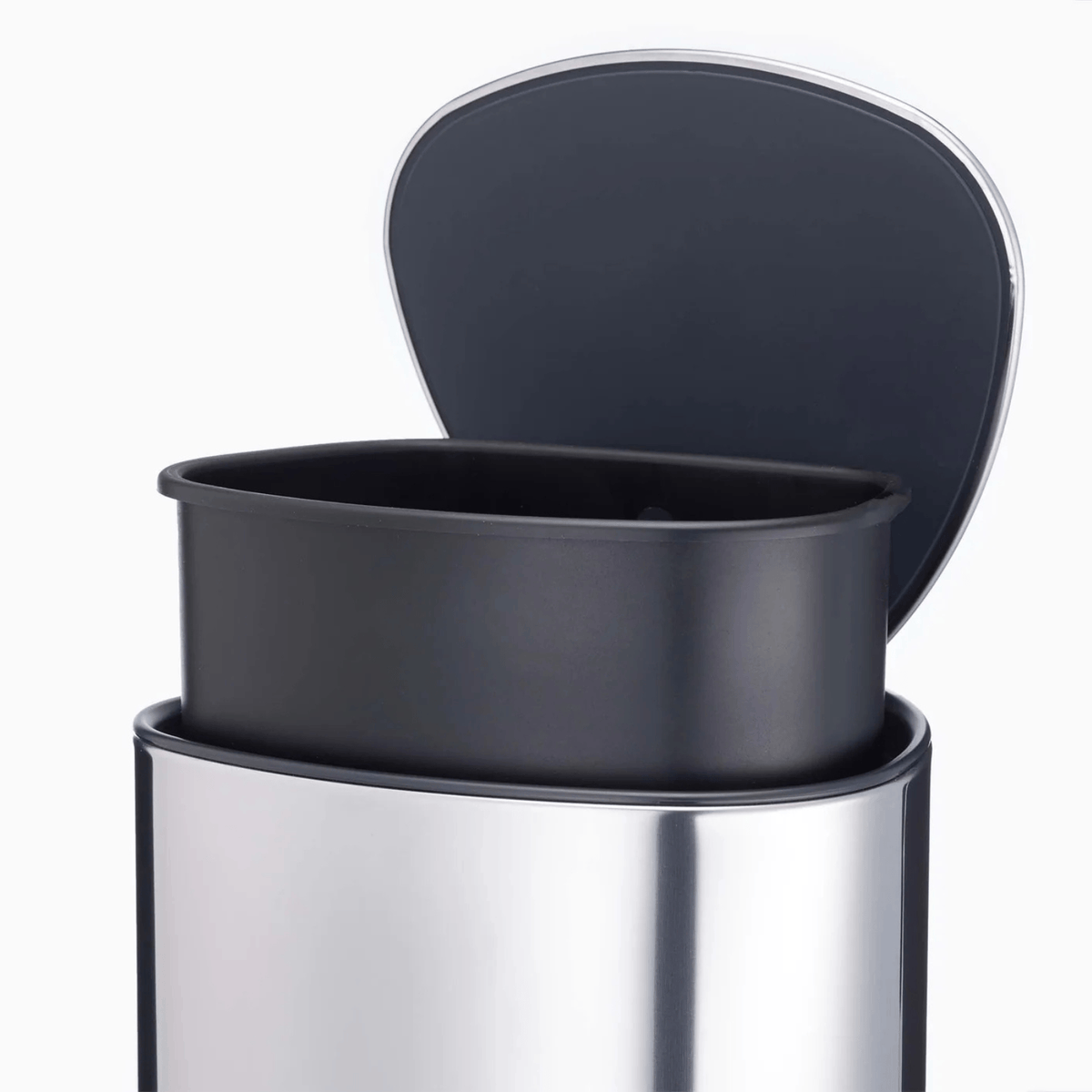 Joseph Joseph EasyStore Luxe 5L Bathroom Bin Stainless-Steel