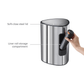 Joseph Joseph EasyStore Luxe 5L Bathroom Bin Stainless-Steel
