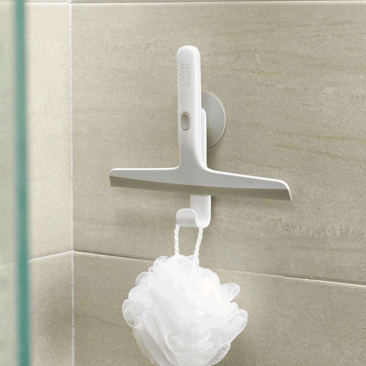 Joseph Joseph EasyStore Slimline Squeegee with Storage Hook Grey