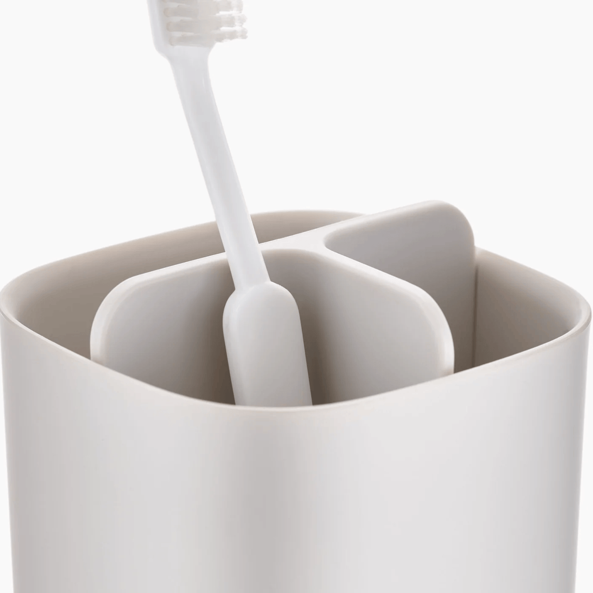 Joseph Joseph EasyStore Toothbrush Caddy Ecru